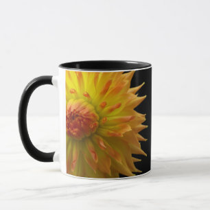 Caneca de Cerâmica Citação de Amor Jennie em Preto