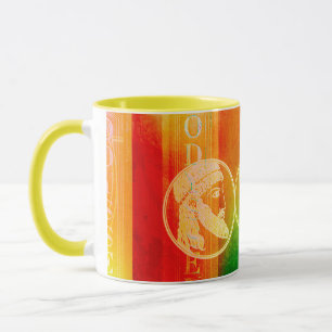Caneca de Cerâmica da Odisseia de Homero