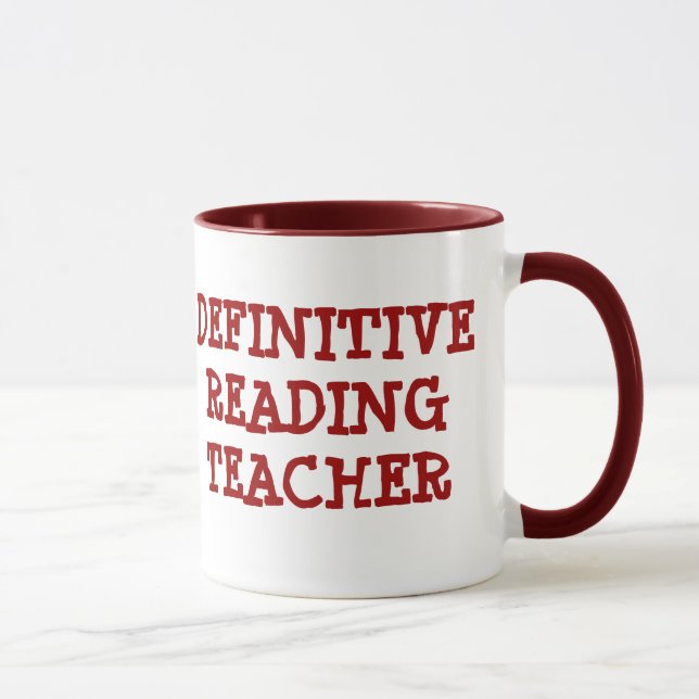 CANECA DE CERÂMICA DEFINITIVA PARA PROFESSOR DE LE (Direita)