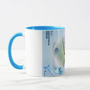 Caneca de cerâmica elegante para o seu peito diári