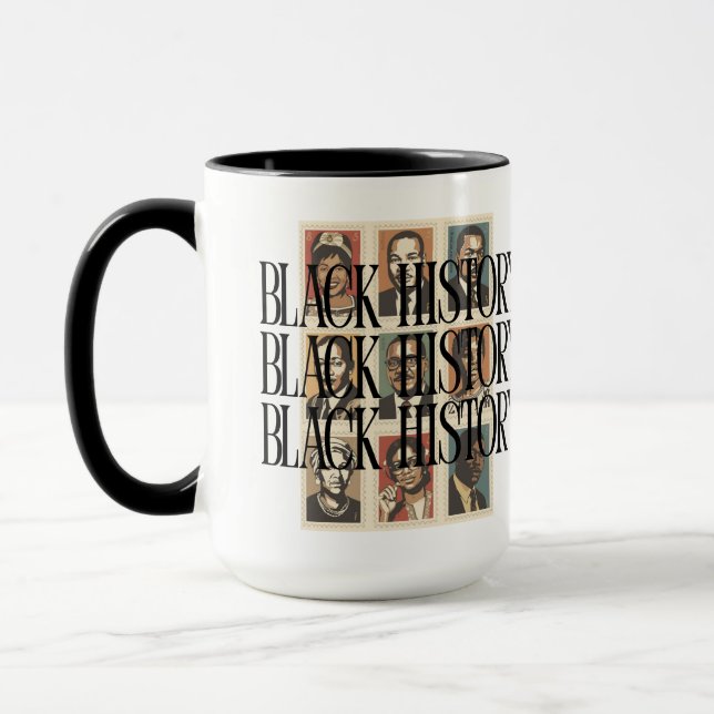 Caneca de Cerâmica Figuras do Patrimônio da Histór (Esquerda)