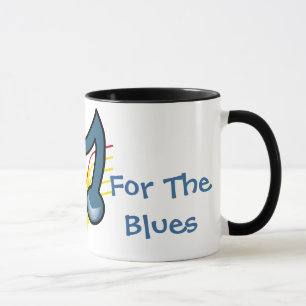 Caneca de Cerâmica No Clima Para O Blues