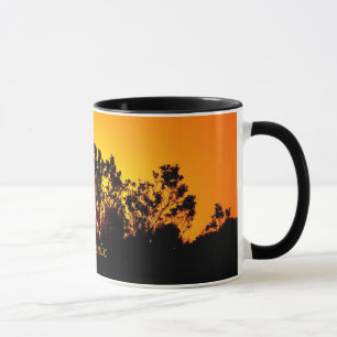 Caneca de cerâmica Pôr do Sol Colorido por Bobby M