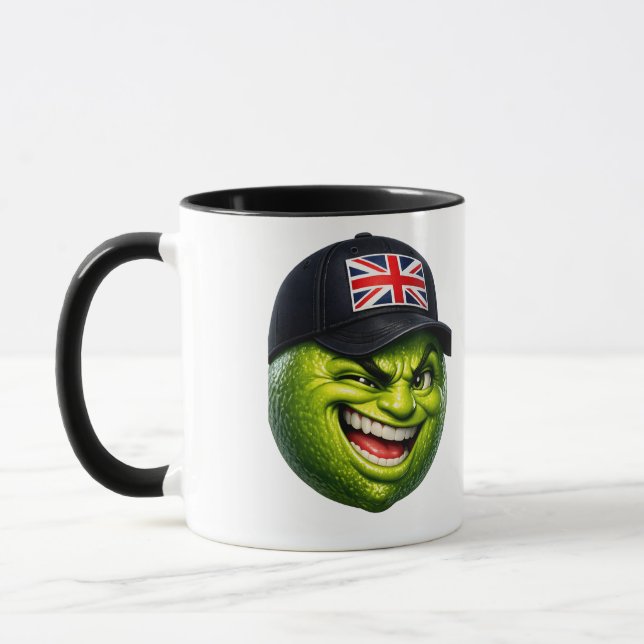 Caneca de cerâmica Union Jack britânica (Esquerda)