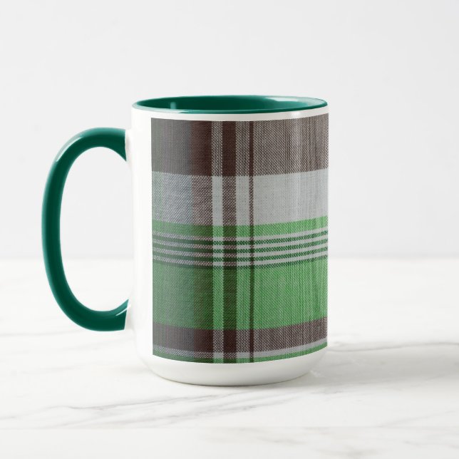 Caneca de Cerâmica Xadrez (Esquerda)