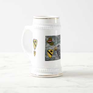 Caneca De Cerveja 1ª Divisão de Cavalaria – Veterano do Iraque