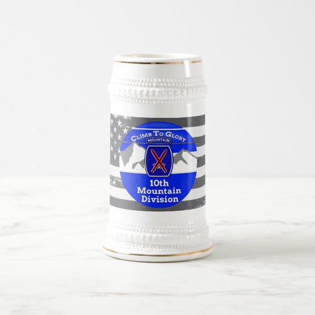 Caneca De Cerveja 10ª Divisão de Montanha  (Centro)