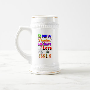 Caneca De Cerveja 12 Novos Capítulos 365 Dias de Amor por Jesus