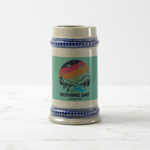 Caneca De Cerveja 16 de janeiro - Dia da Nada