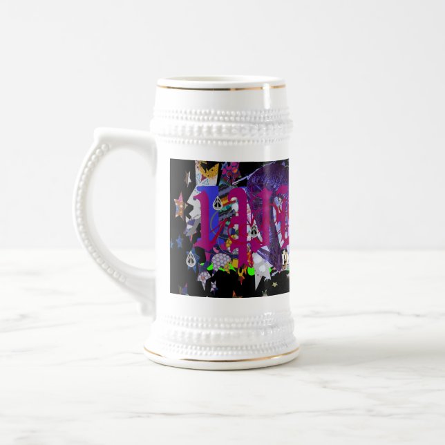 Caneca De Cerveja 1PEACE do "wuh 1PEACE do wuh wuh " (Esquerda)