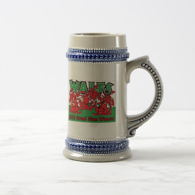 Caneca de cerveja 2012 do rugby do grand slam de (Direita)