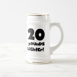 Caneca De Cerveja 20 libras mais leve