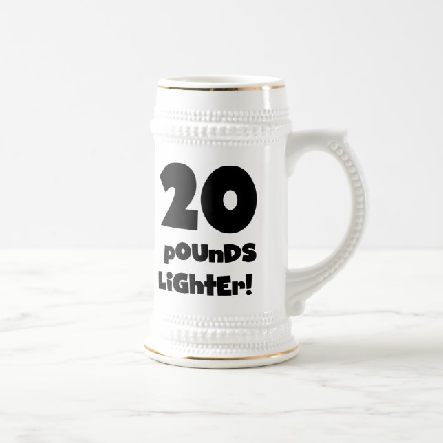 Caneca De Cerveja 20 libras mais leve (Direita)