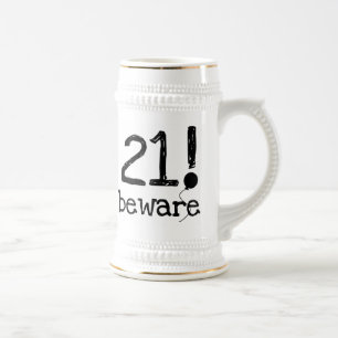 Caneca De Cerveja 21 Beware