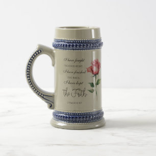 Caneca De Cerveja 2 Timothy 4:7 - Eu lutei pela boa luta