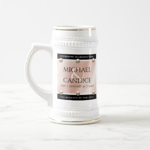Caneca De Cerveja 30 46º aniversário da Casamento Pérola