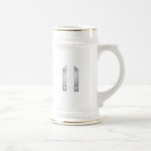 Caneca De Cerveja 3-D Olhe o buraco do padre prateado