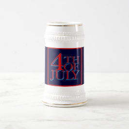 Caneca De Cerveja 4 de Julho -
