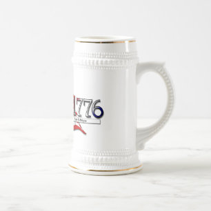Caneca De Cerveja 4 de julho de 1776 Estrelas e Stripes