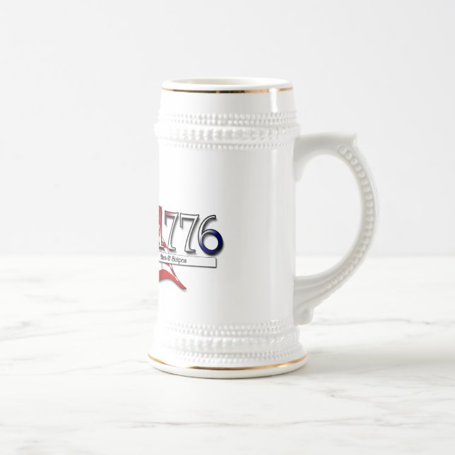 Caneca De Cerveja 4 de julho de 1776 Estrelas e Stripes (Direita)
