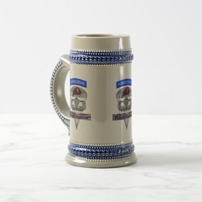 Caneca De Cerveja 82ª Divisão Aerotransportada (Frente Esquerda)