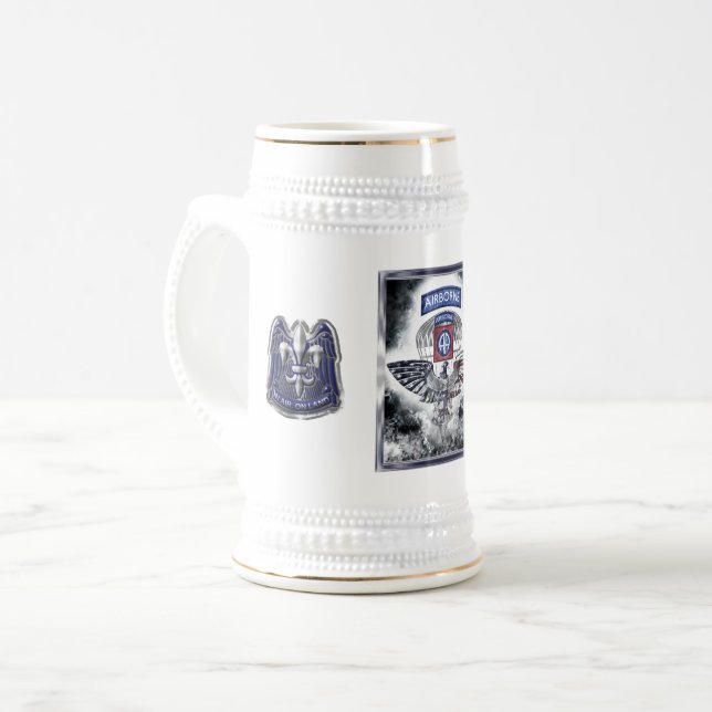 Caneca De Cerveja 82ª Divisão Aerotransportada - Fort Bragg (Frente Esquerda)