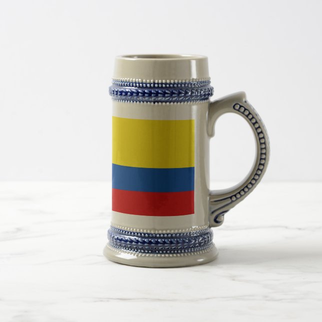 Caneca De Cerveja A bandeira de Colômbia (Direita)