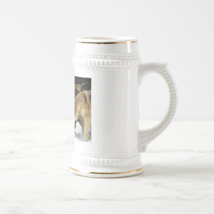 Caneca De Cerveja A cerveja do bloco de lobo stien