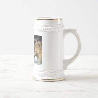 Caneca De Cerveja A cerveja do bloco de lobo stien