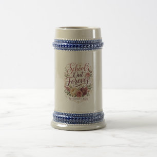 Caneca De Cerveja A Escola Acabou Para Sempre Aposentadoria de Profe
