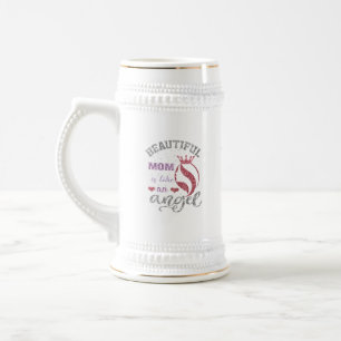 Caneca De Cerveja A linda mãe é como um anjo