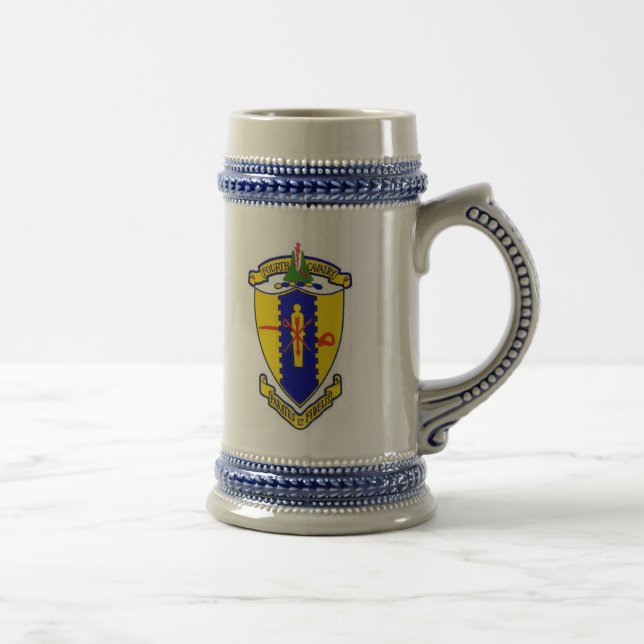Caneca De Cerveja A quarta cavalaria crest (Direita)