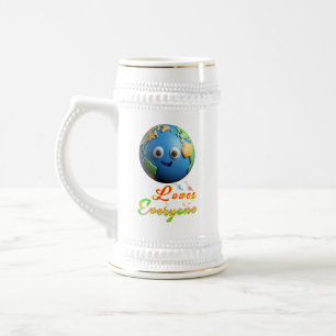 Caneca De Cerveja A Terra Ama a Todos