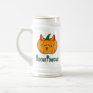 Caneca De Cerveja Abracadabra Halloween abóbora gato gengibre mágica