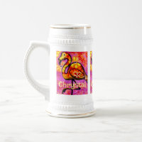 Abstrato Flamingo Bird Personalizado