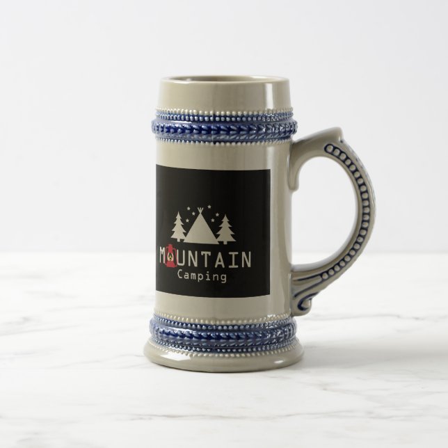 Caneca De Cerveja acampamento na montanha (Direita)