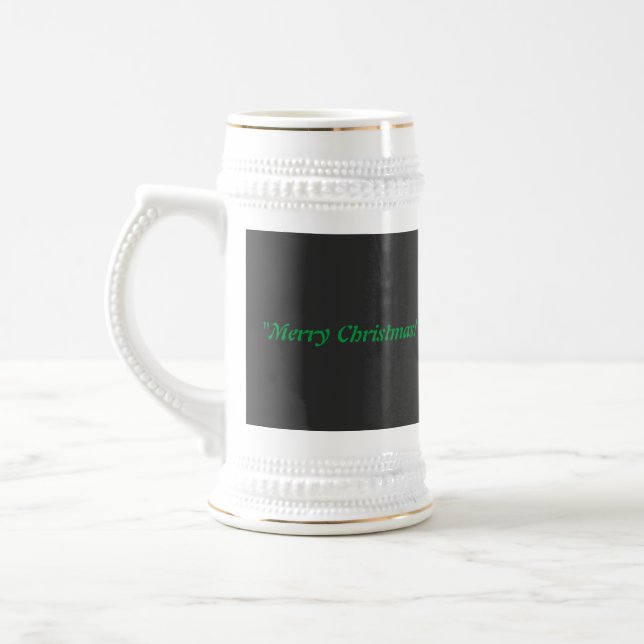 Caneca De Cerveja Acessórios de bar impressos com Natal Alegre Festi (Esquerda)