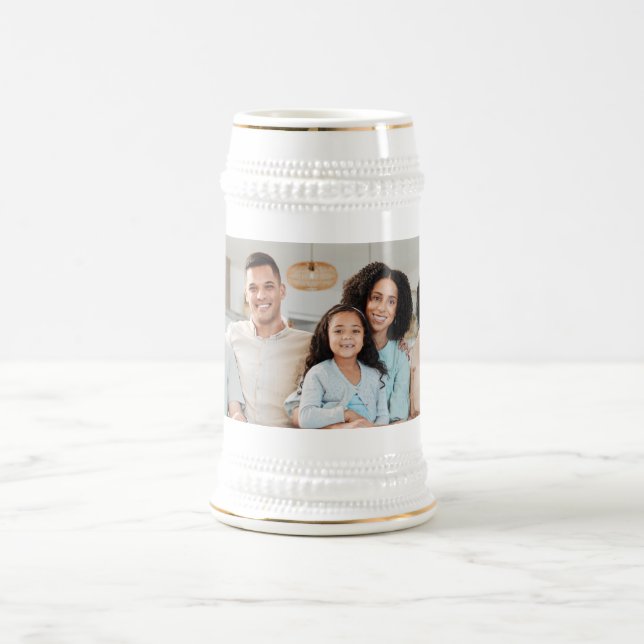 Caneca De Cerveja Adicionar sua própria foto e/ou texto (Centro)