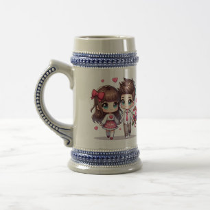 Caneca De Cerveja Adoro Conquistas Todos, Dia dos Namorados