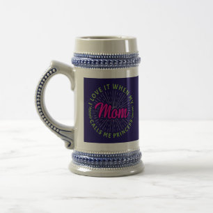 Caneca De Cerveja Adoro Quando Minha Mãe Me Chama Princesa-95105