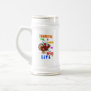 Caneca De Cerveja Agradecido Por Um Pedaço Na Vida