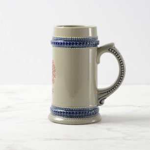 Caneca De Cerveja Águia Polonesa Descrito Em Vermelho