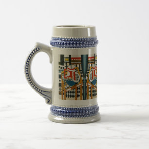 Caneca De Cerveja Ainda é vida com uma cerveja