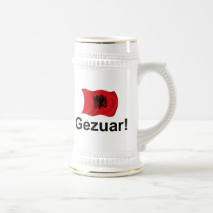 Caneca De Cerveja Albanês Gezuar! (Elogios)