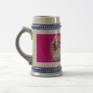 Caneca De Cerveja Alegante Floral Watercolor Bliss Mug