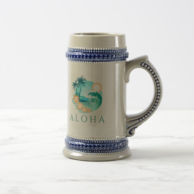 Caneca De Cerveja Aloha Tropical (Direita)