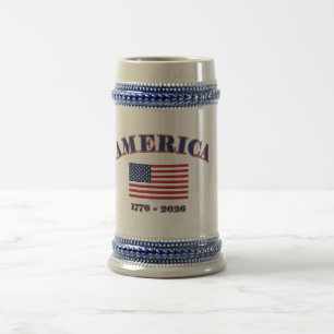 Caneca De Cerveja América 1776 / 2026