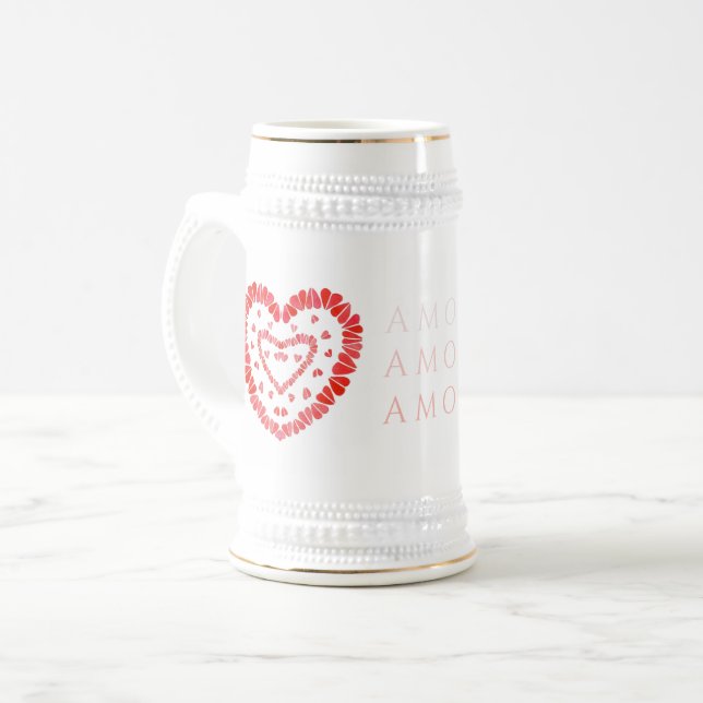 CANECA DE CERVEJA AMOR-ESPANHOL (Frente Esquerda)