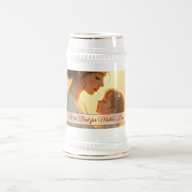 Caneca De Cerveja Amor Materno Terno em Luz Florescente (Centro)