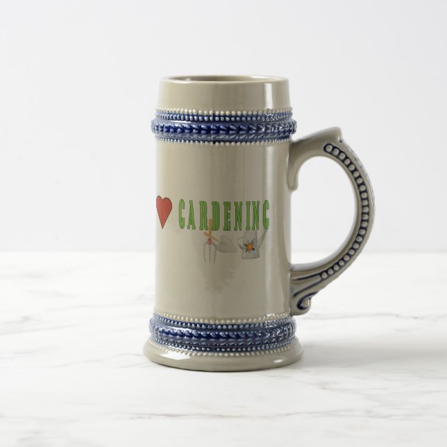 Caneca De Cerveja Amor pela jardinagem (Direita)